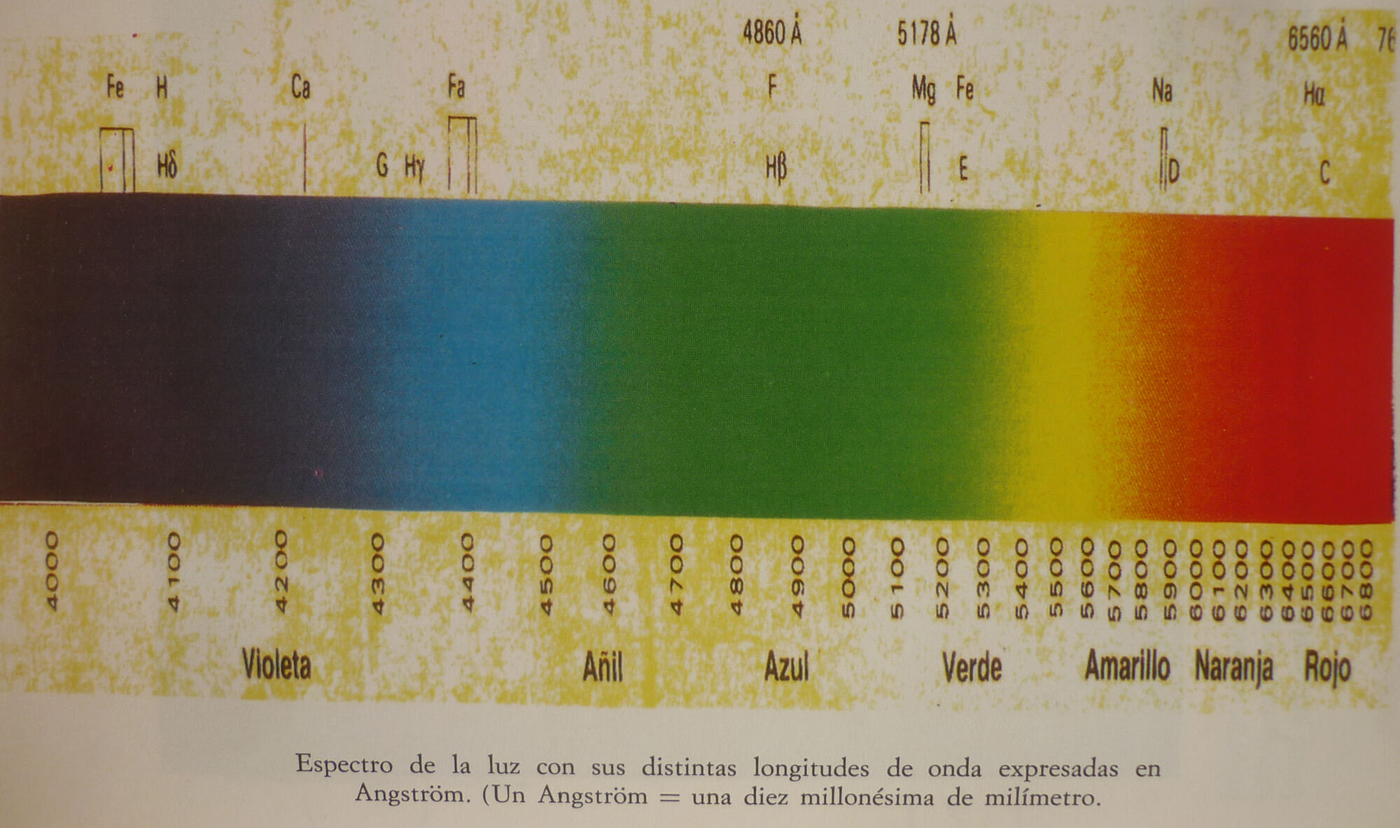 espectro de luz espectro de luz