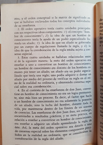 análisis hombre de conocimiento - Carlos Castaneda
