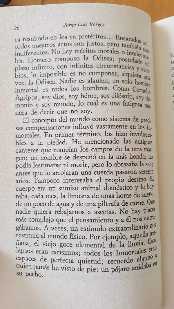Fragmento del cuento El Inmortal de Borges