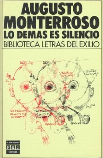 Lo demás es silencio. Cubierta de la edición de Plaza & Janés.